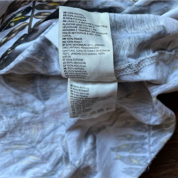 Men's H&M T-Shirt Multicolor All-Over L Tropical Animal Print Art Street City - Picture 7 of 12